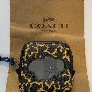 New Disney X Coach Dumbo Square Pouch